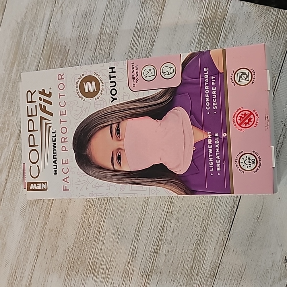 Copper fit Face Protector Youth Pink